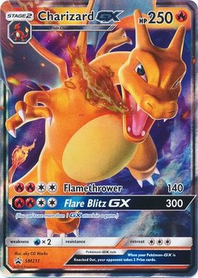 Charizard GX // Pokémon kaart