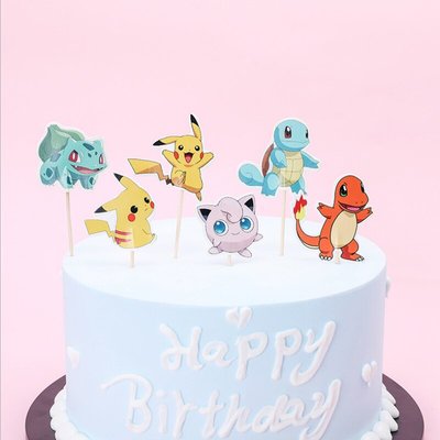 Pokémon Cocktail Prikkers — Verjaardag Decoratie 24 stuks
