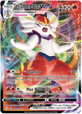 >> Cinderace VMAX Full Art // Pokémon kaart