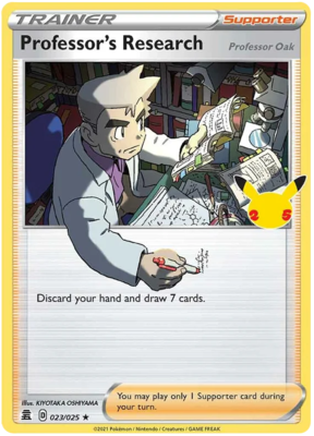 Professor's Research Holo Rare - 23/25 // Pokémon kaart (Celebrations)
