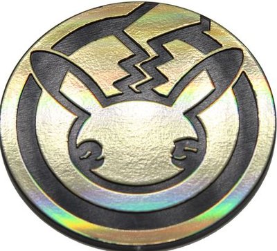 Celebrations Pokemon 25 Logo Collectible Coin Large (gold rainbow)